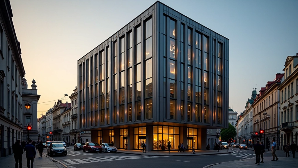 Česká národní banka budova v Praze reprezentující měnovou politiku